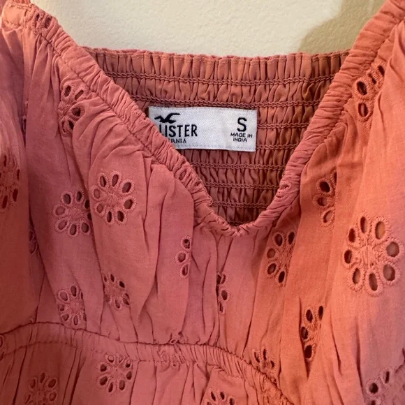 Hollister Pink Eyelet Tank Top - Picture 3 of 3